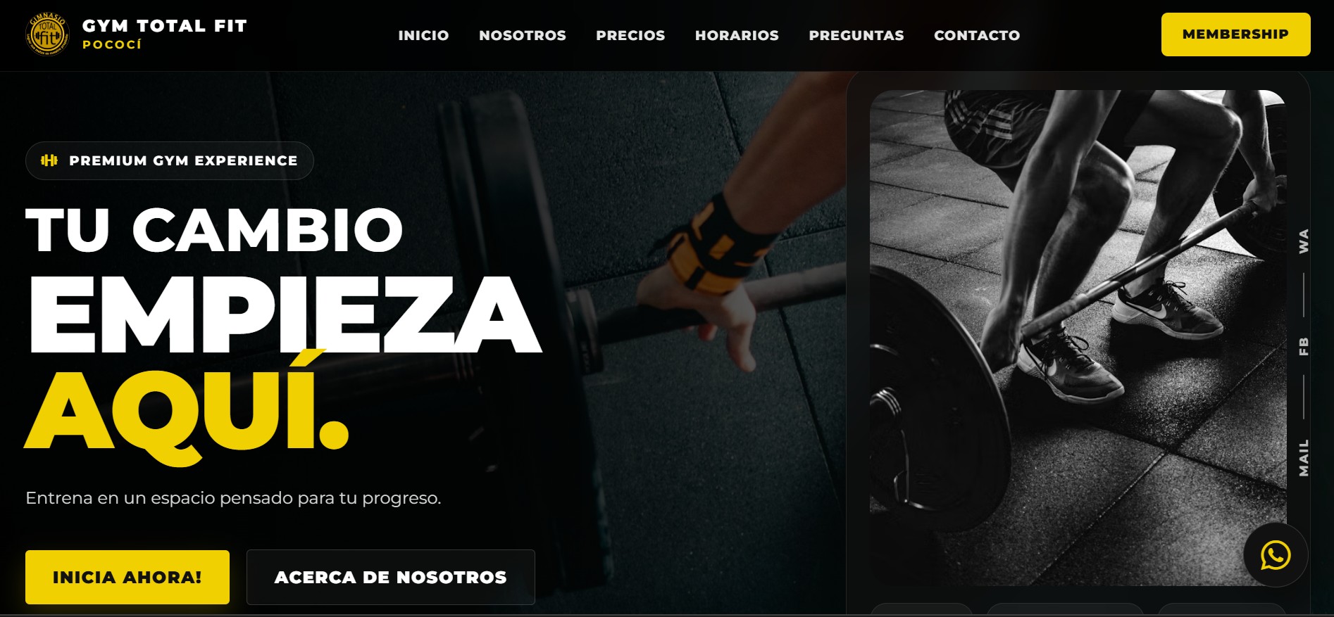 Gym Total Fit Project